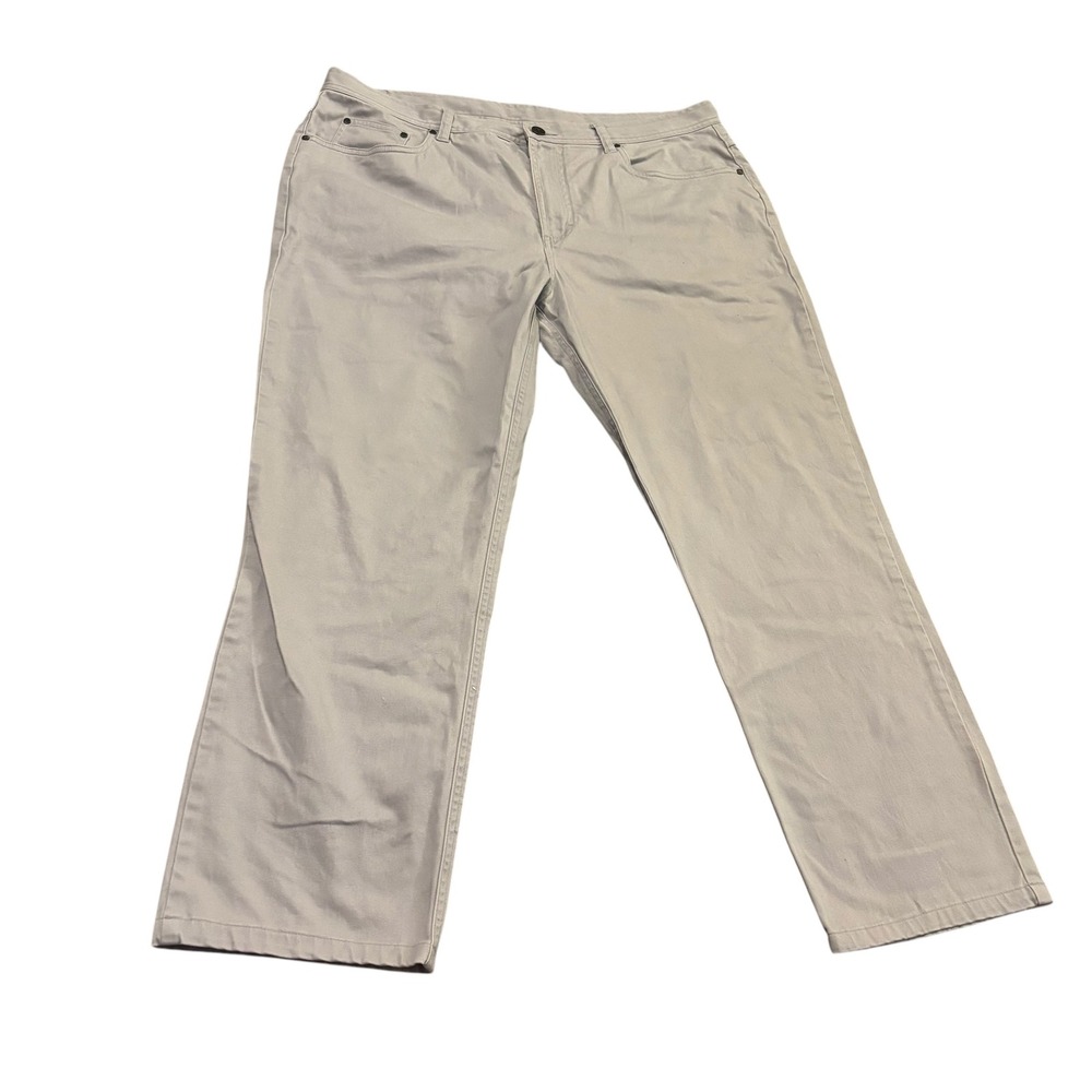 GenTeal Mens 5-Pocket Twill Pants‎ Light Grey Stone 38x28